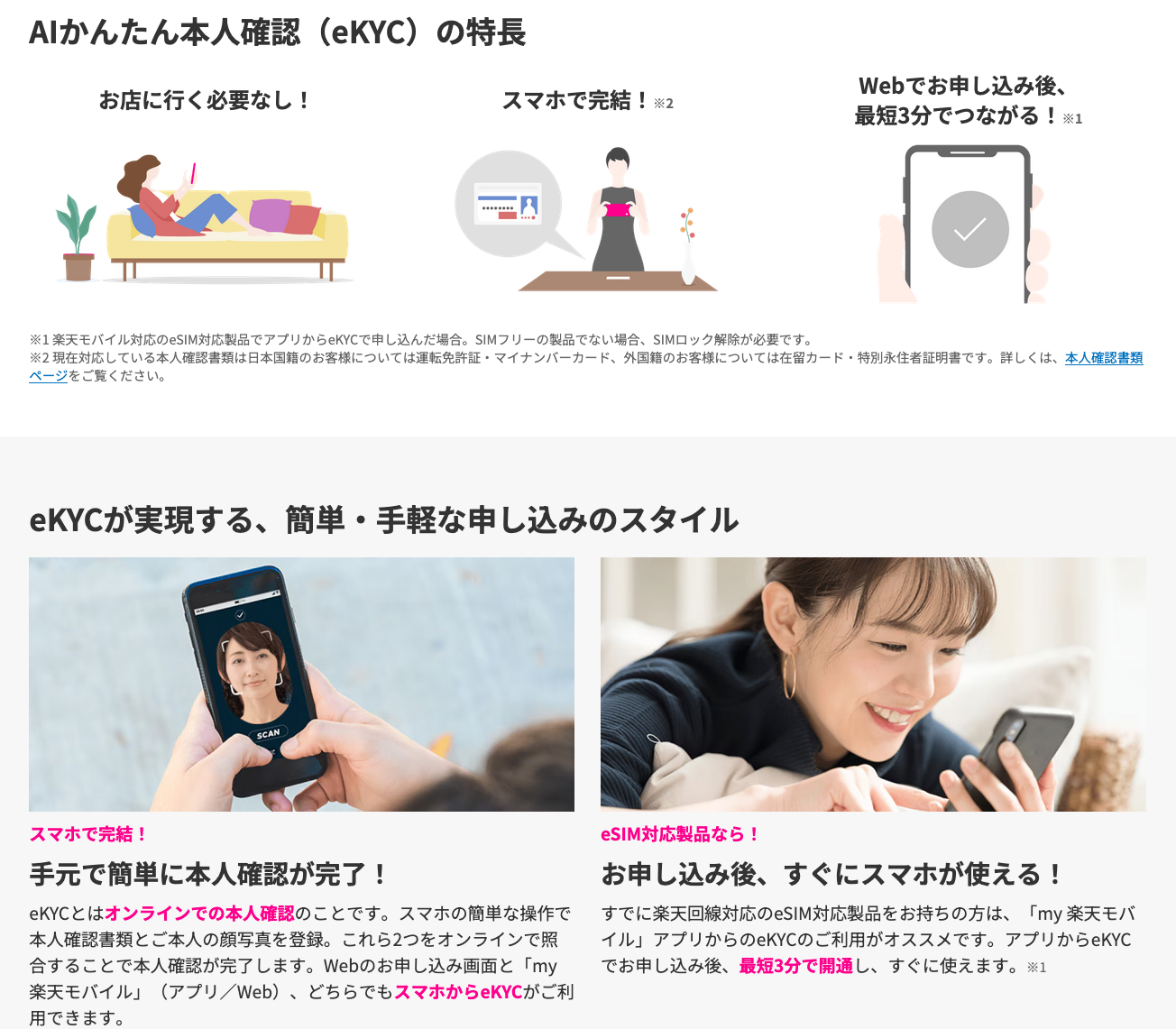 【2025年最新】楽天モバイルの専門サイト「楽天モバイルの説明書」(=^・^=) 楽天モバイルの本人確認はeKYC